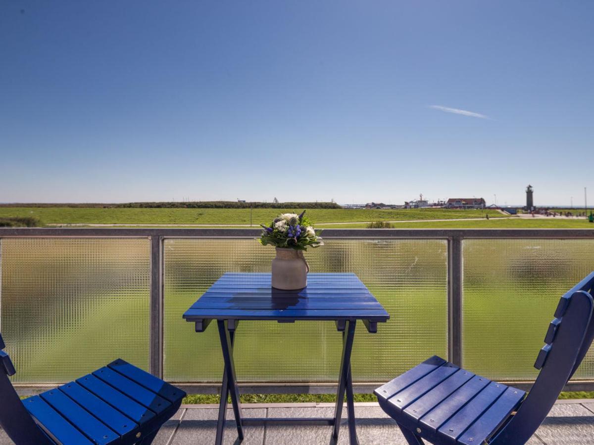 Deichknutt Himmel - Mit Hafen Und Meerblick Juist Exterior photo